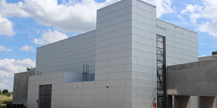 The Poul la Cour wind Tunnel from the outside