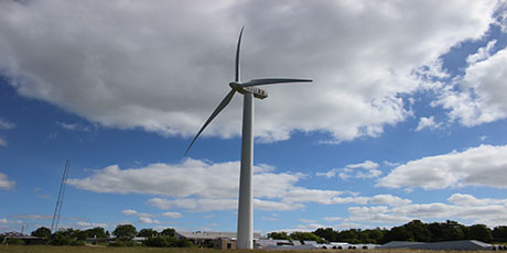 The research wind turbine V52 at DTU Risø Campus