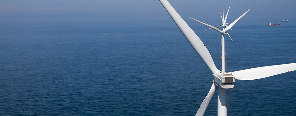 Offshore wind turbine farm