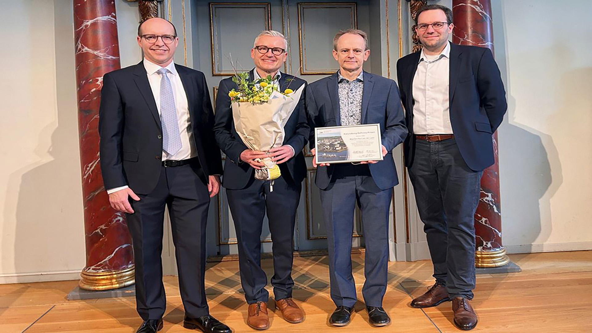 Paul van der Laan receives prize March 2026